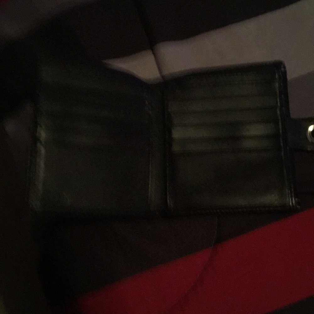 Coach black wallet